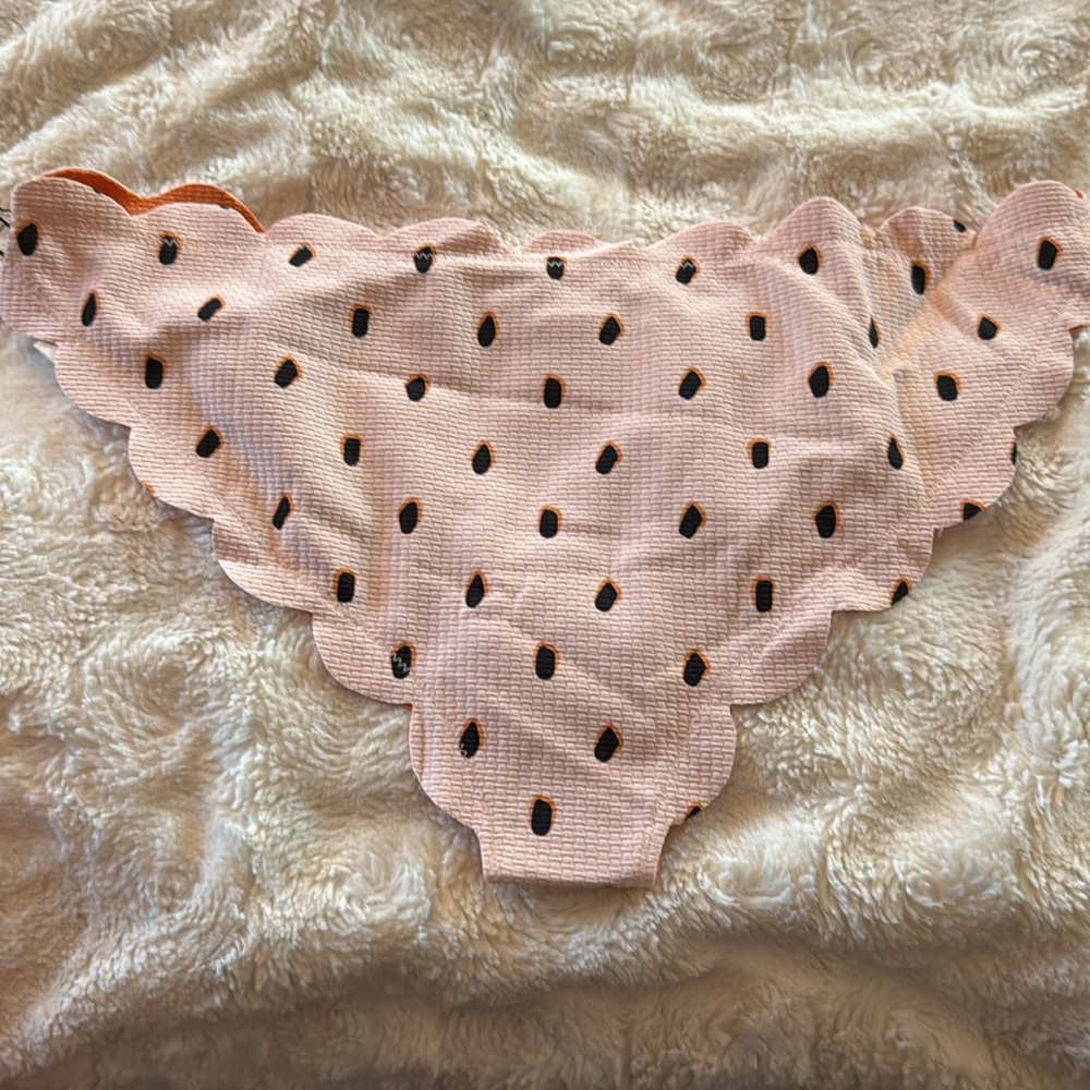 Marysia Swim Orange Scalloped Bikini Bottom - Picture 2 of 3